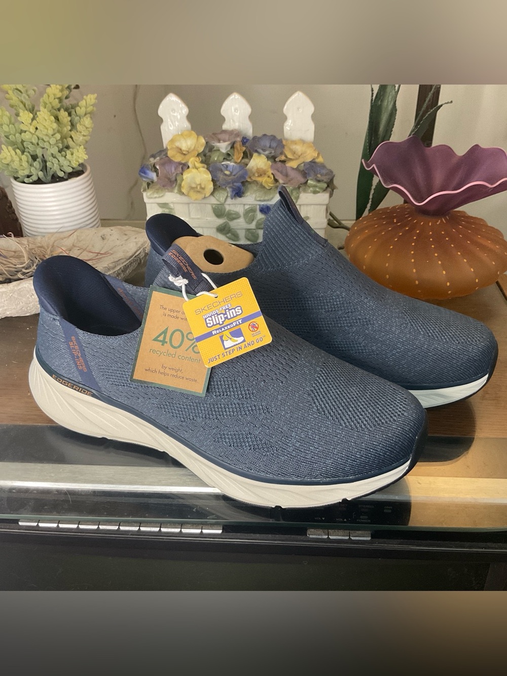 SKECHERS MENS HANDS FREE EDGERIDE- COMMISSIONER SLIP-INS NEW SZ 13 XTRA WIDE